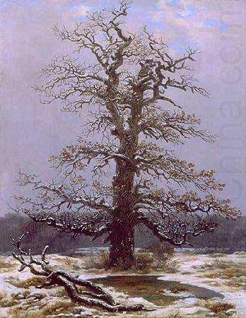 Caspar David Friedrich Eiche im Schnee china oil painting image